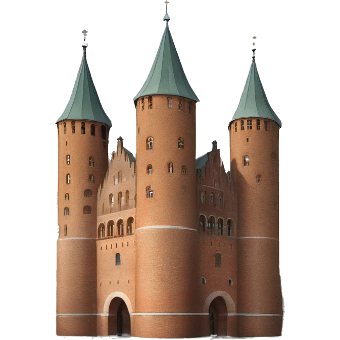The Holstentor from Luebeck, Germany emoji