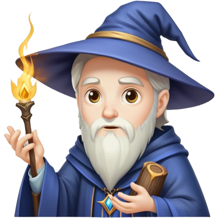 Wizard casting spells emoji
