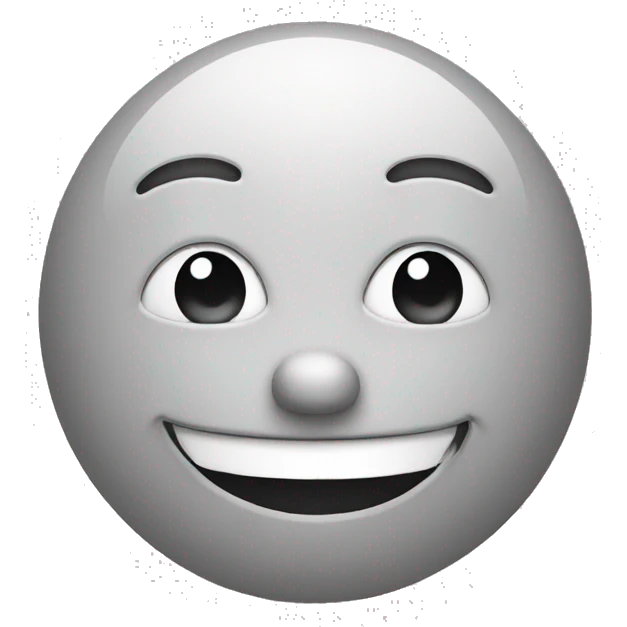 smile with big nose emoji