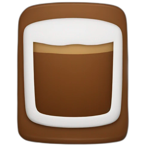 brown bar emoji