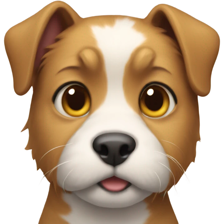 A cat dog emoji
