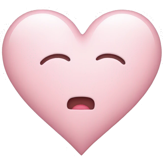 light pink heart emojie  emoji