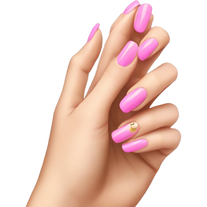 Pink nails emoji