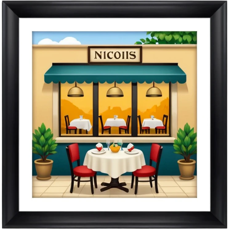 restaurant nicois traditionnelle emoji