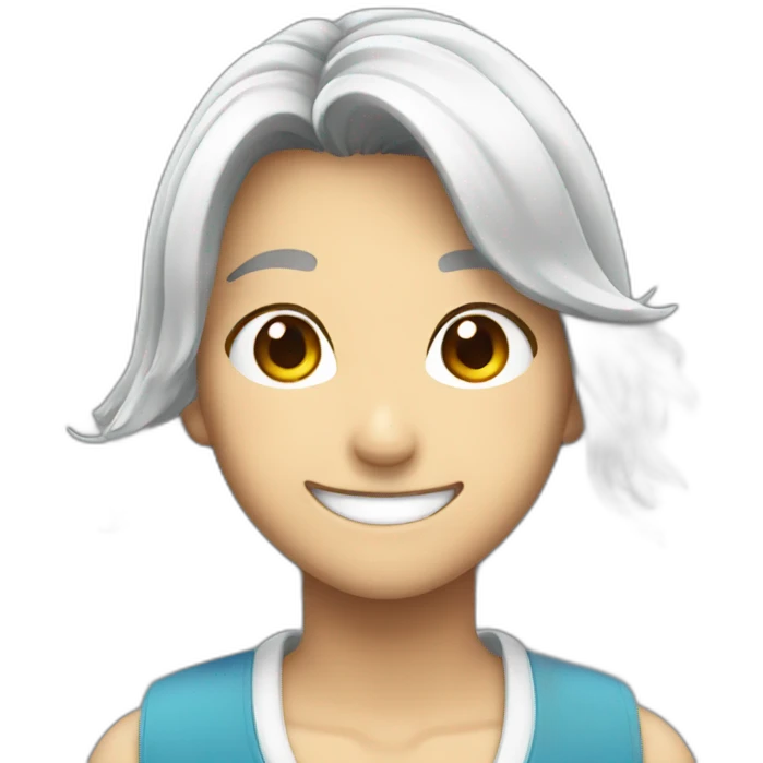 yo asakura smiling emoji