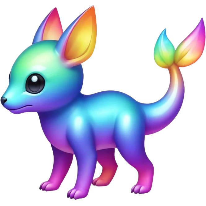  Iridescent gradient fakemon-creature  emoji
