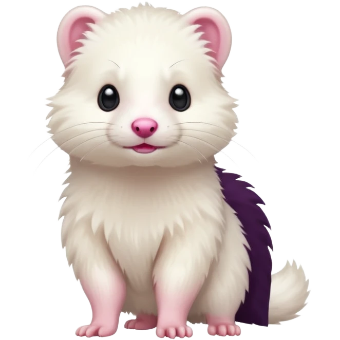 Furet blanc emoji