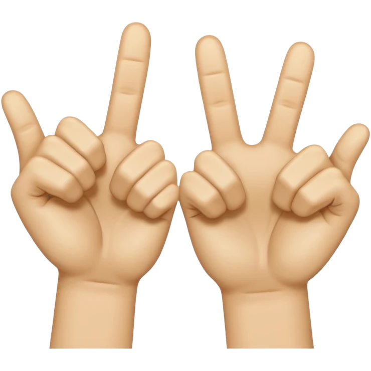 I want two tumbs up like it's done with two hands, it should be the other side od the hand emoji