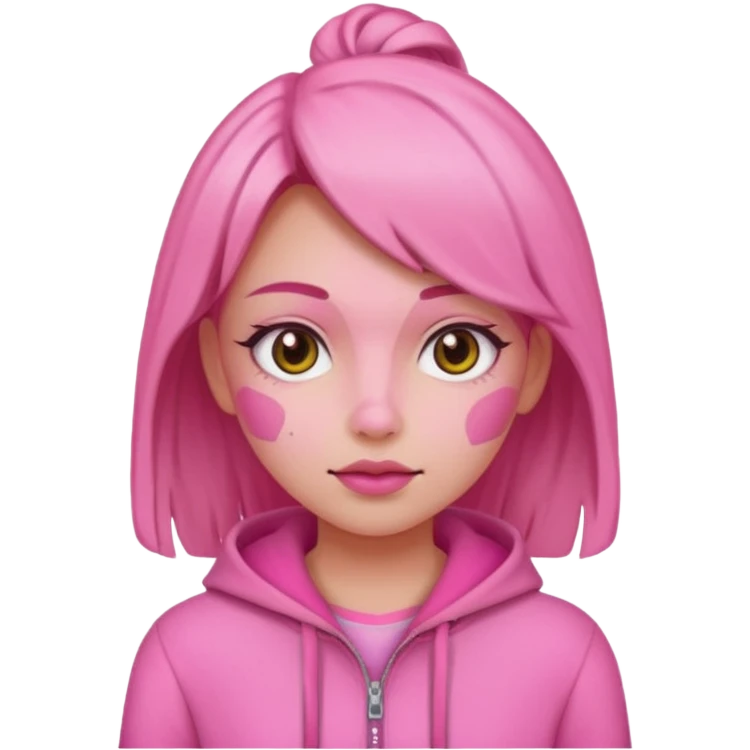 pink wearing girl emoji