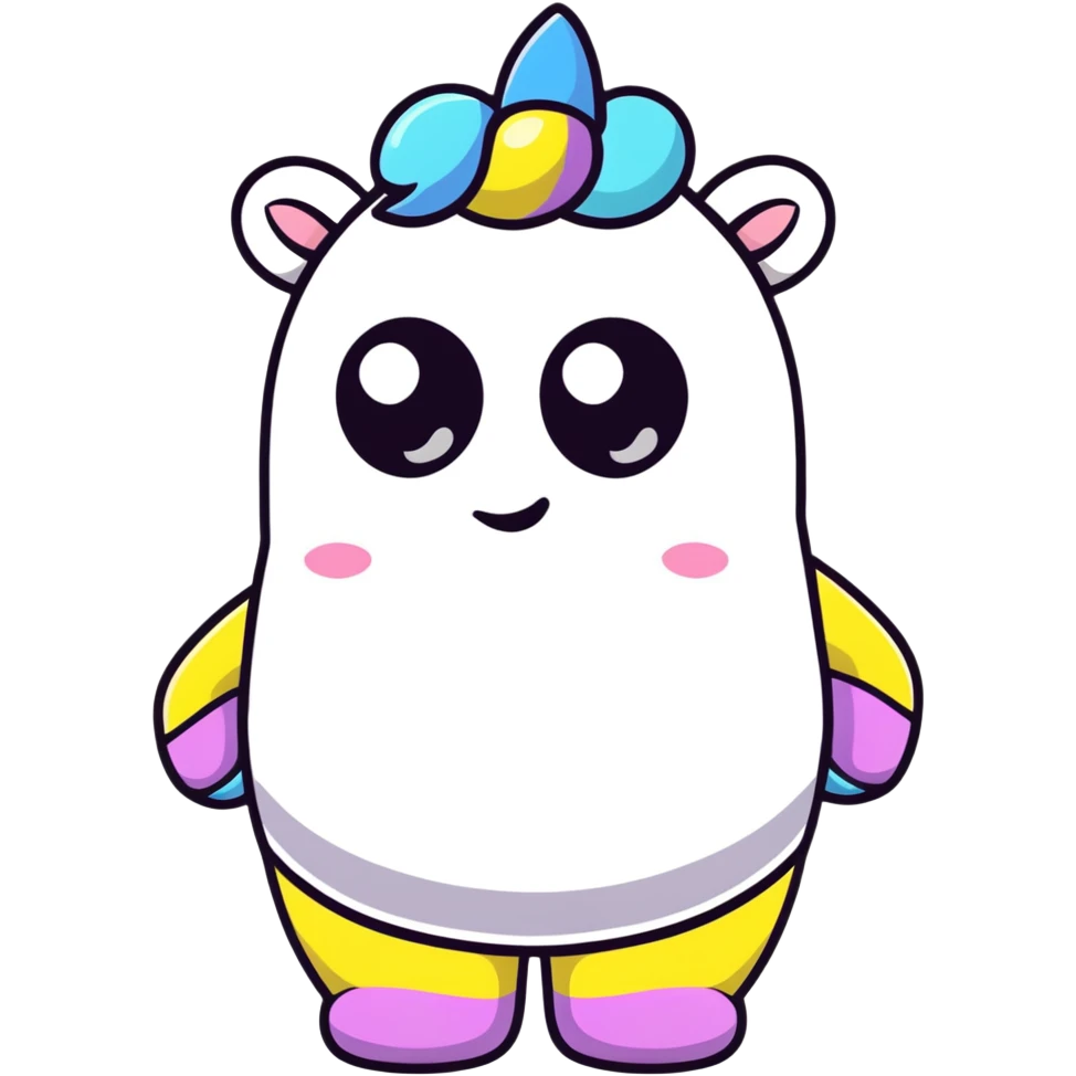 minion wearing unicorn suit emoji