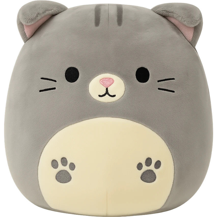 Squishmallow scottish fold kitten emoji