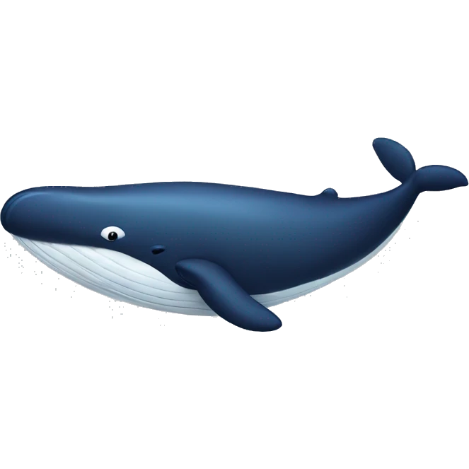 Upside down whale emoji