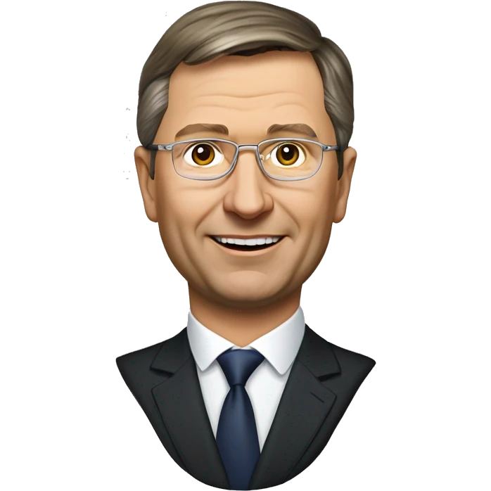 the president of Serbia Aleksandar Vucic emoji