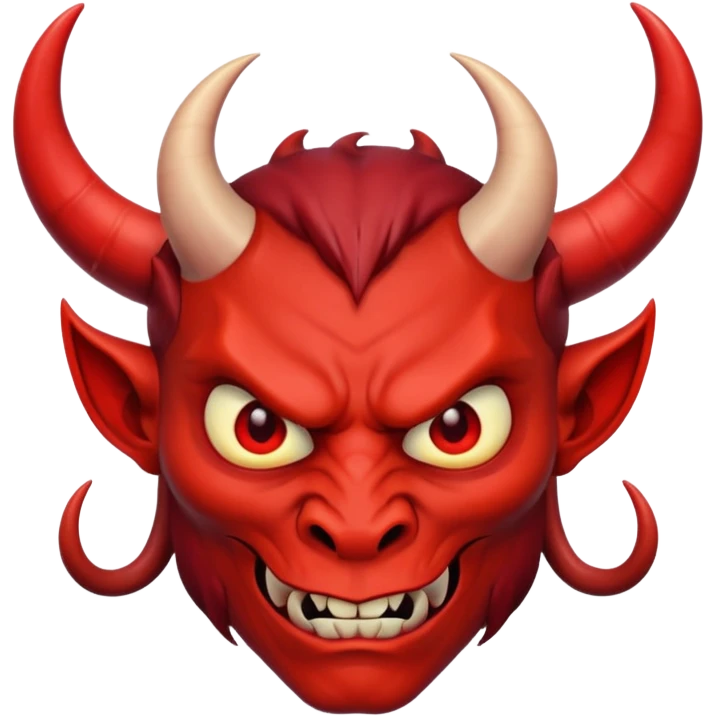I need a devil with an evil stare emoji emoji