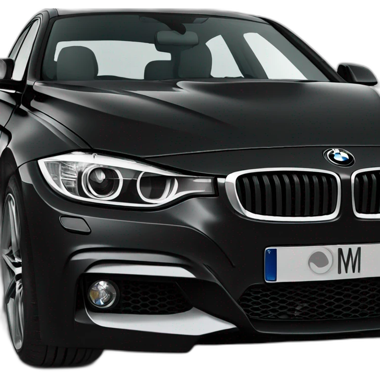 bmw f30 black color emoji