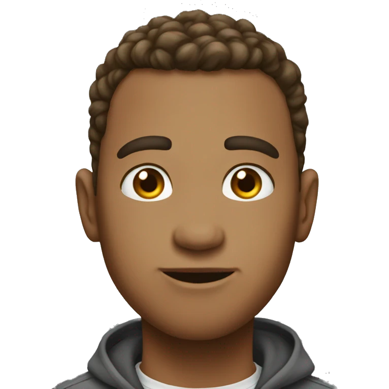 Oversized style boys emoji