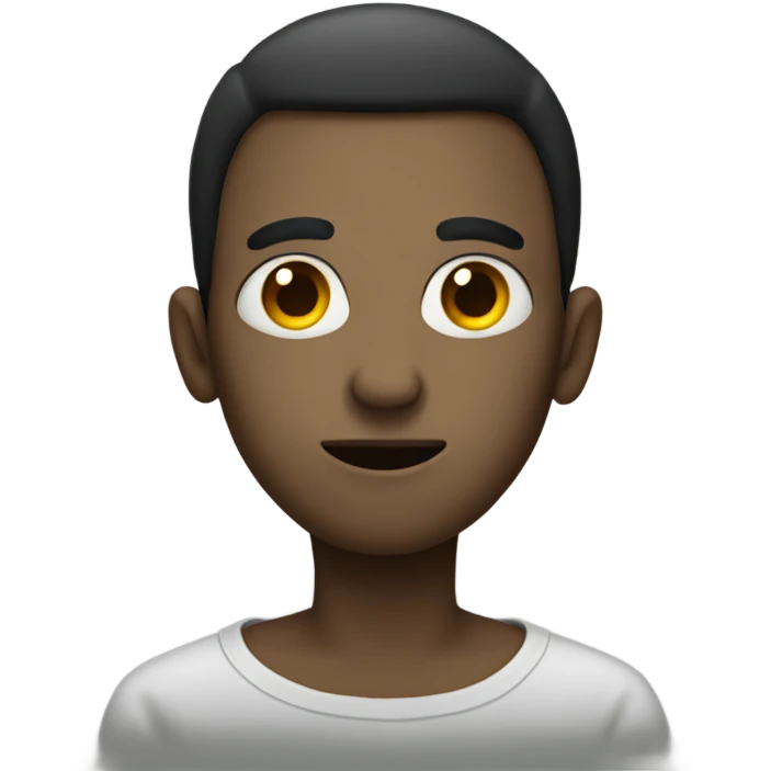 Person with wonky eyes emoji