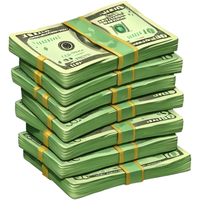 Falling value of the dollar emoji