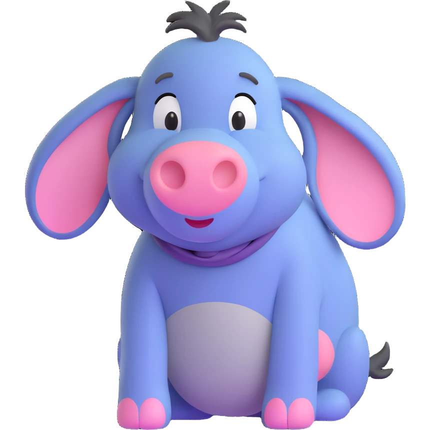 Eeyore from Winnie the Pooh emoji