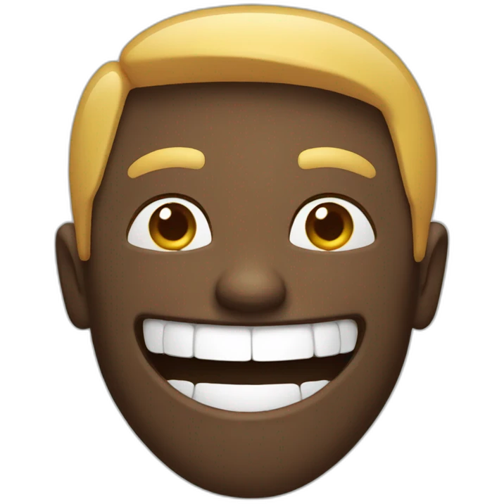 a man laughing emoji