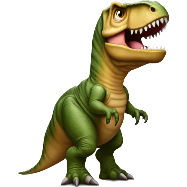 Trump as a t-Rex emoji
