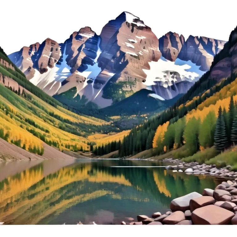 “Maroon bells” mountains emoji