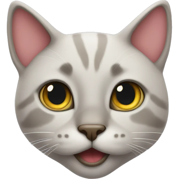 cat with eyes of hearts  emoji
