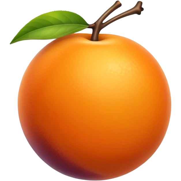 orange plum emoji