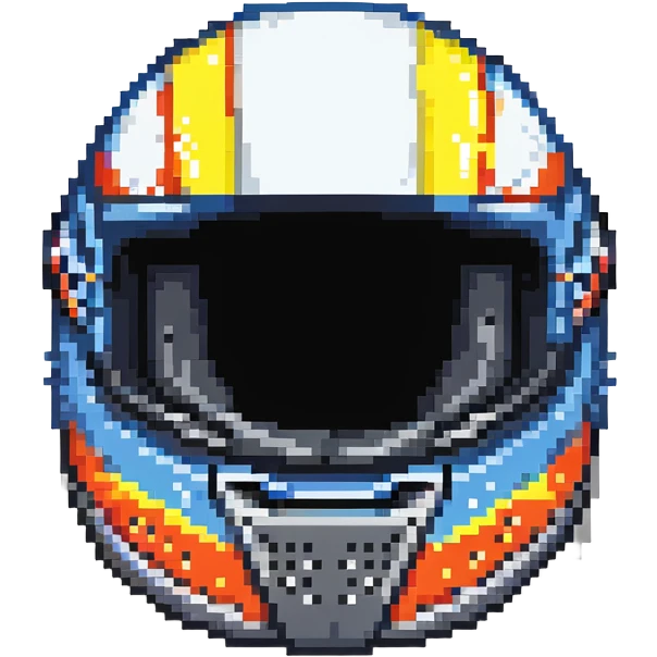 racing driver helmet emoji