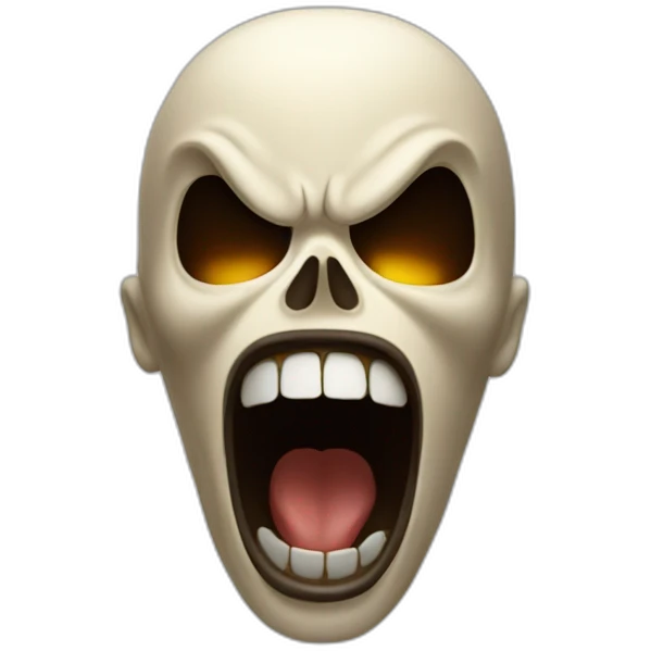 Scream emoji