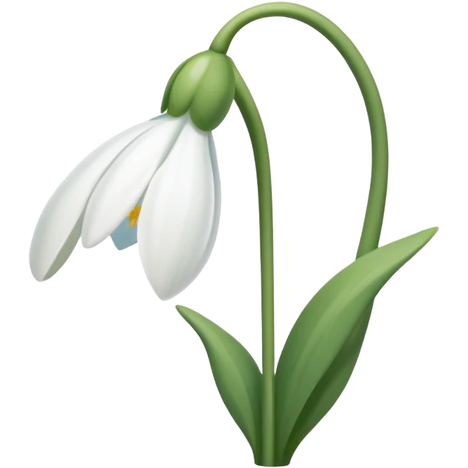 snowdrop emoji emoji
