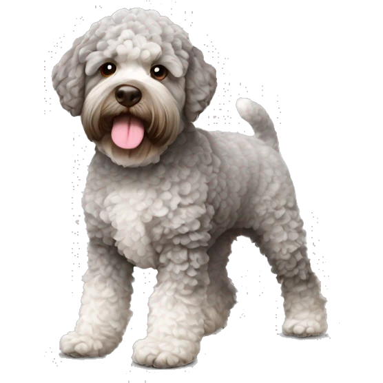lagotto romagnolo grey cute emoji