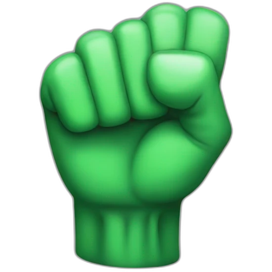 green fist emoji