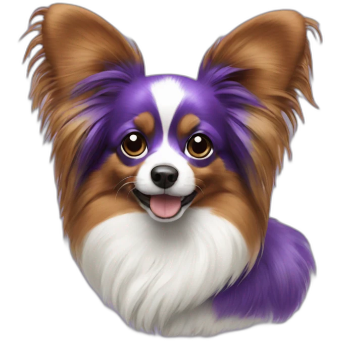 Papillon violet emoji