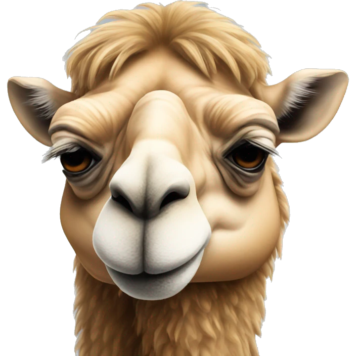 Sleepy camel emoji