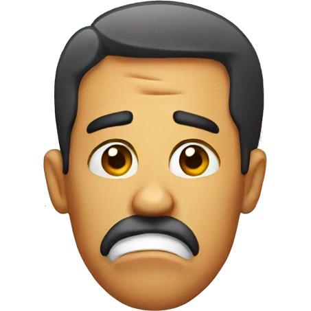 Disgusted emoji