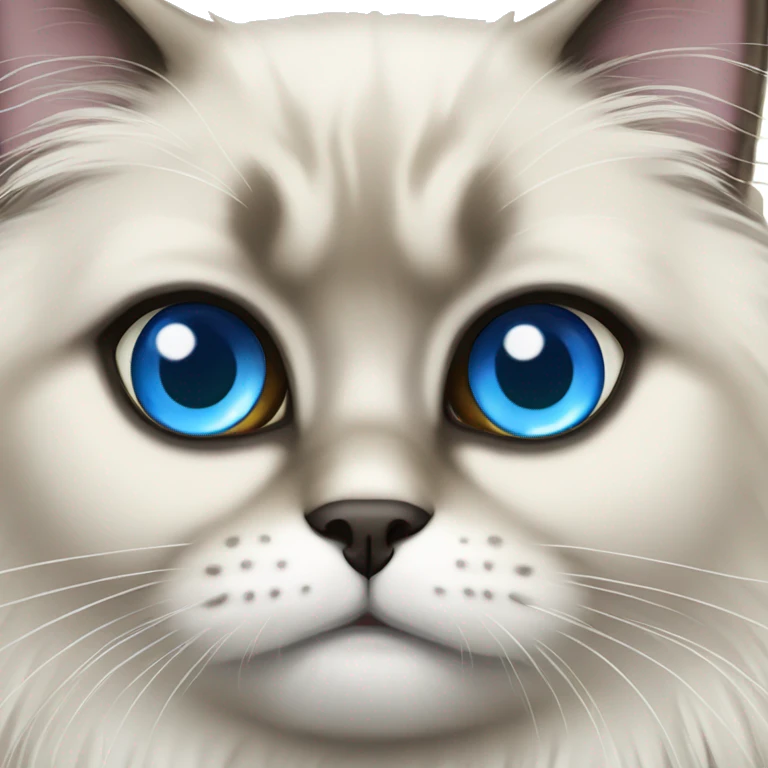 himalayan cat blue eyes emoji