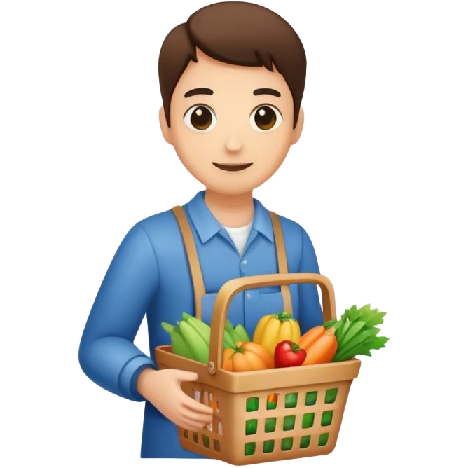 Grocery shopping emoji