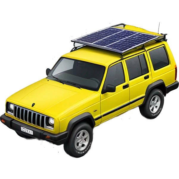 Jeep XJ solar yellow emoji