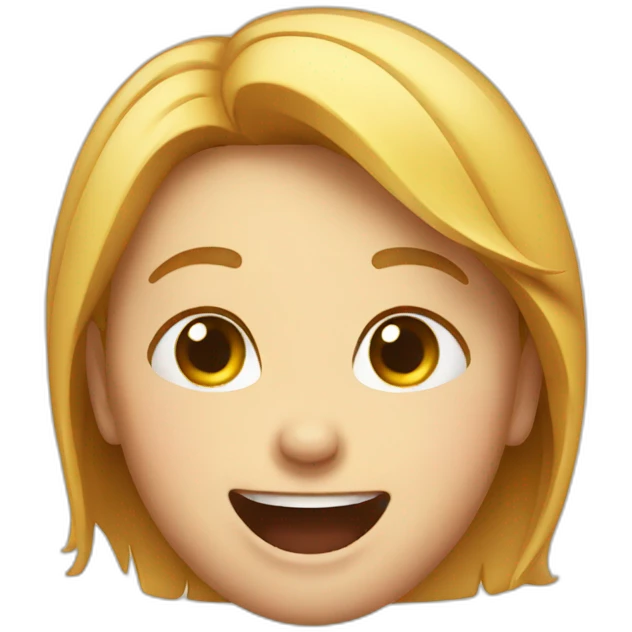 emoji of a laughing girl  emoji