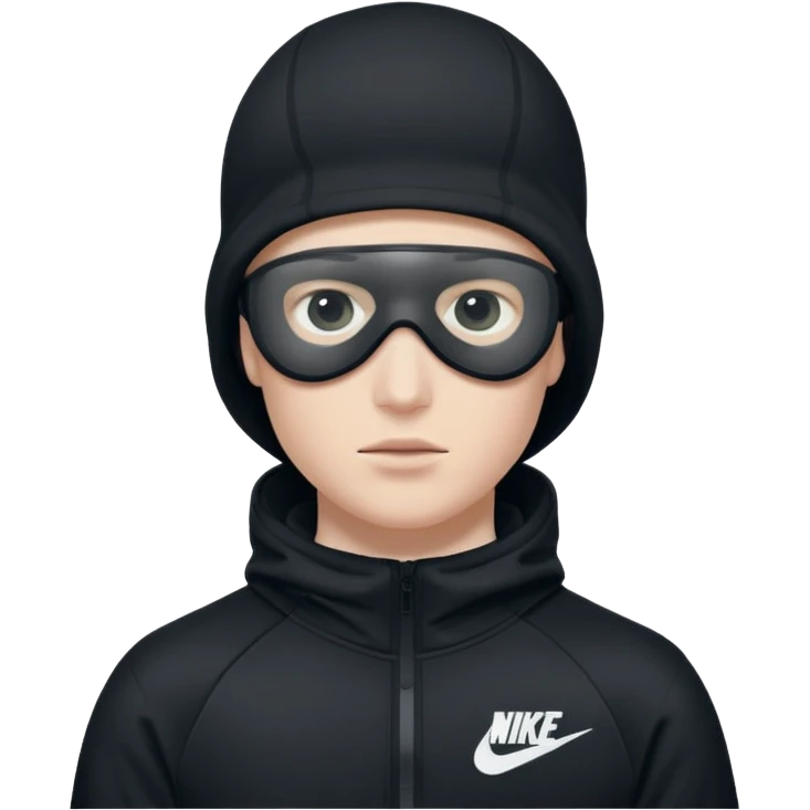 White person wearing a Nike Tex with hood and ski mask co all black and https://encrypted-tbn0.gstatic.com/images?q=tbn:ANd9GcTQEV3H5Fpq8Dp-ki2RTwgbdHqMsKZzDtarA9ywqiFzKVKjxdLc5Fq9yDOax7-XC4trueI2pFuItpqM_TVrGODdDG5la_rbm9lB8utSLKXm&s=10 emoji