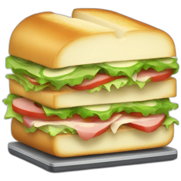 Happy Sandwich machine emoji