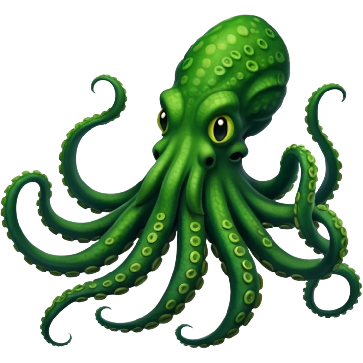 Green Kraken emoji