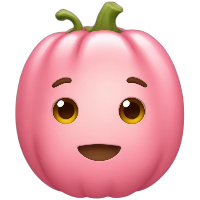Pink cumumber brown emoji