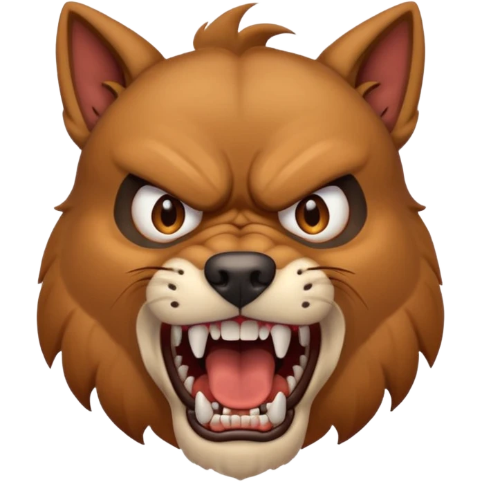 angry dog emoji