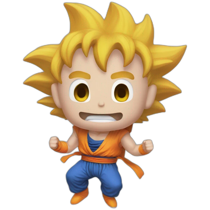 goku fall guys style emoji