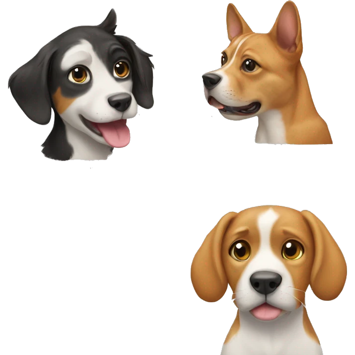 Cat and a dog combined emoji