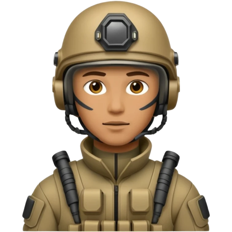Futuristic Military men emoji