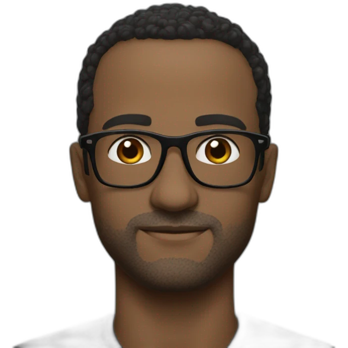 Fabien galtié big black glasses emoji