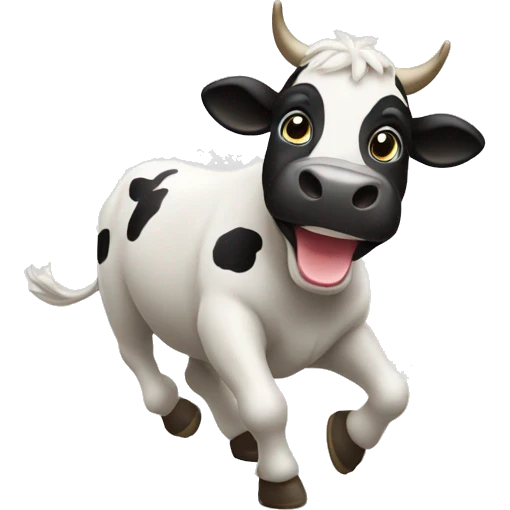 vache qui fait de la dance emoji
